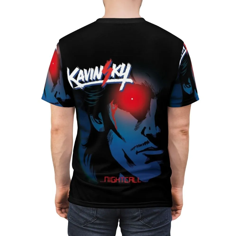 80s Retro Synthwave T-Shirt Inspired by 'Nightcall' and Ryan Gosling