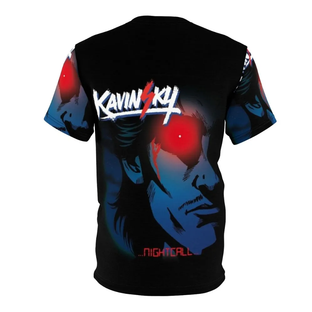 80s Retro Synthwave T-Shirt Inspired by 'Nightcall' and Ryan Gosling