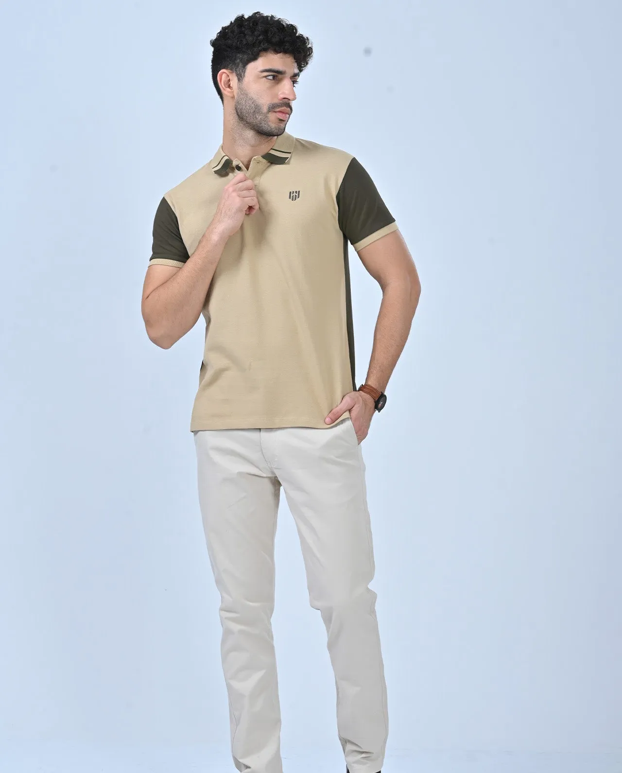 Aero Organic Retro Polo T-Shirt