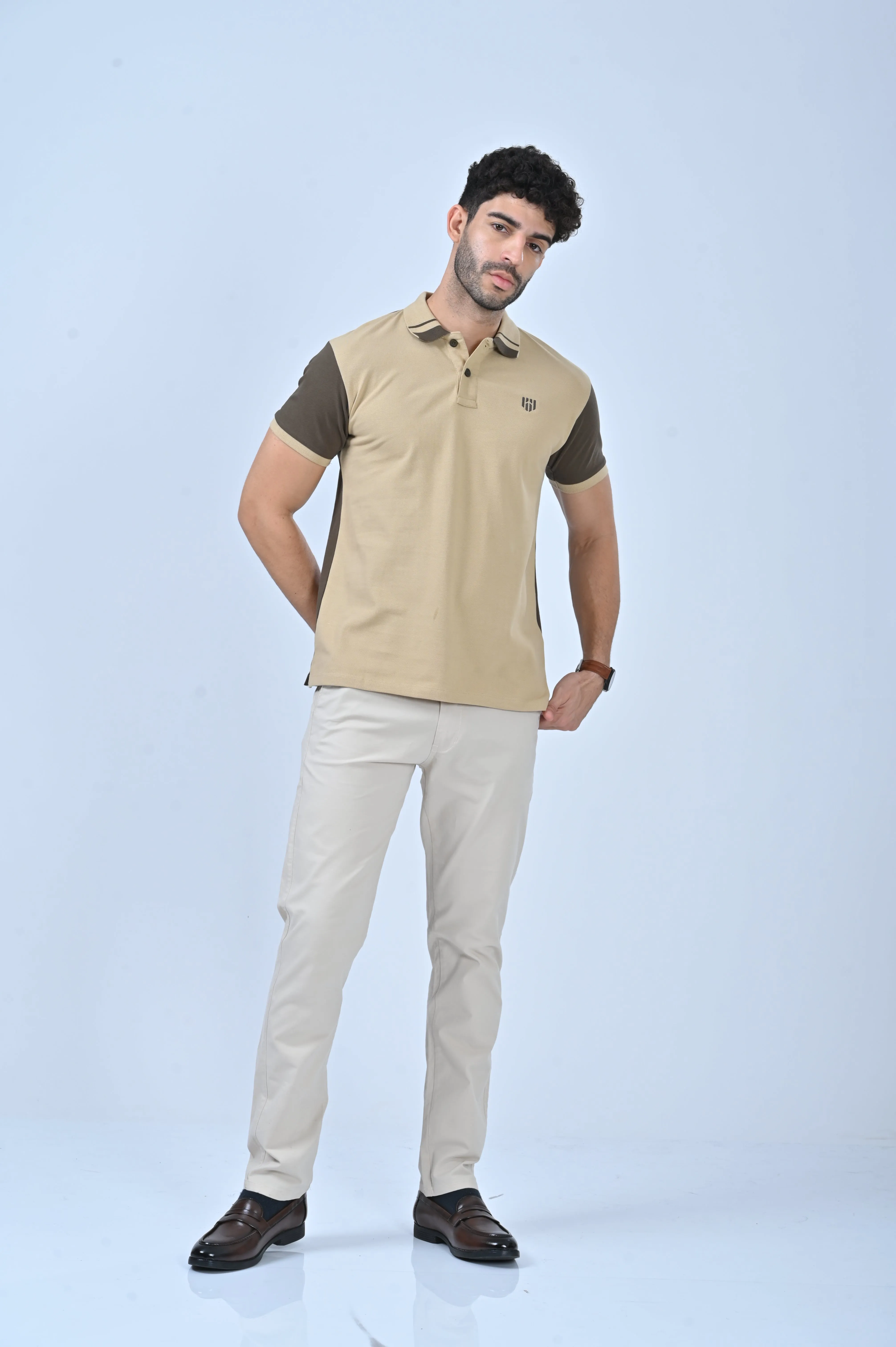 Aero Organic Retro Polo T-Shirt