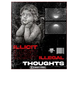 Air Jordan 13 Retro “Black Flint”| ILLCURRENCY White T-Shirt (ILLICIT THOUGHTS)