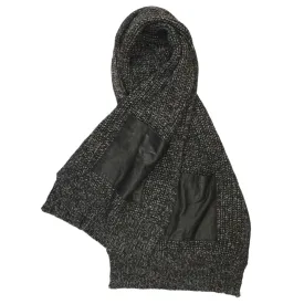 Alexander Wang Knit & Leather Scarf