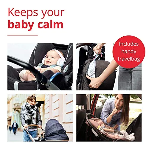 Alpine Muffy Baby Ear Protection for Newborn and Babies up to 36 Months – Noise Reduction Earmuffs for Toddlers & Children – Comfortable Infant Ear Muffs Prevent Hearing Damage & Improve Sleep, Black
