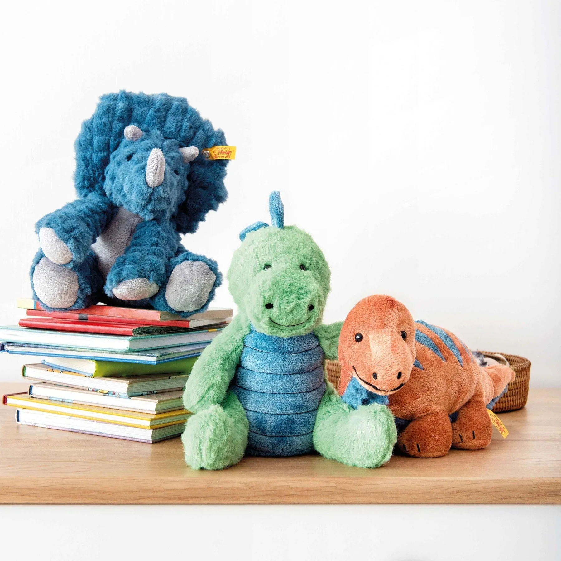Bronko Brontosaurus Plush Toy - 11" by Steiff