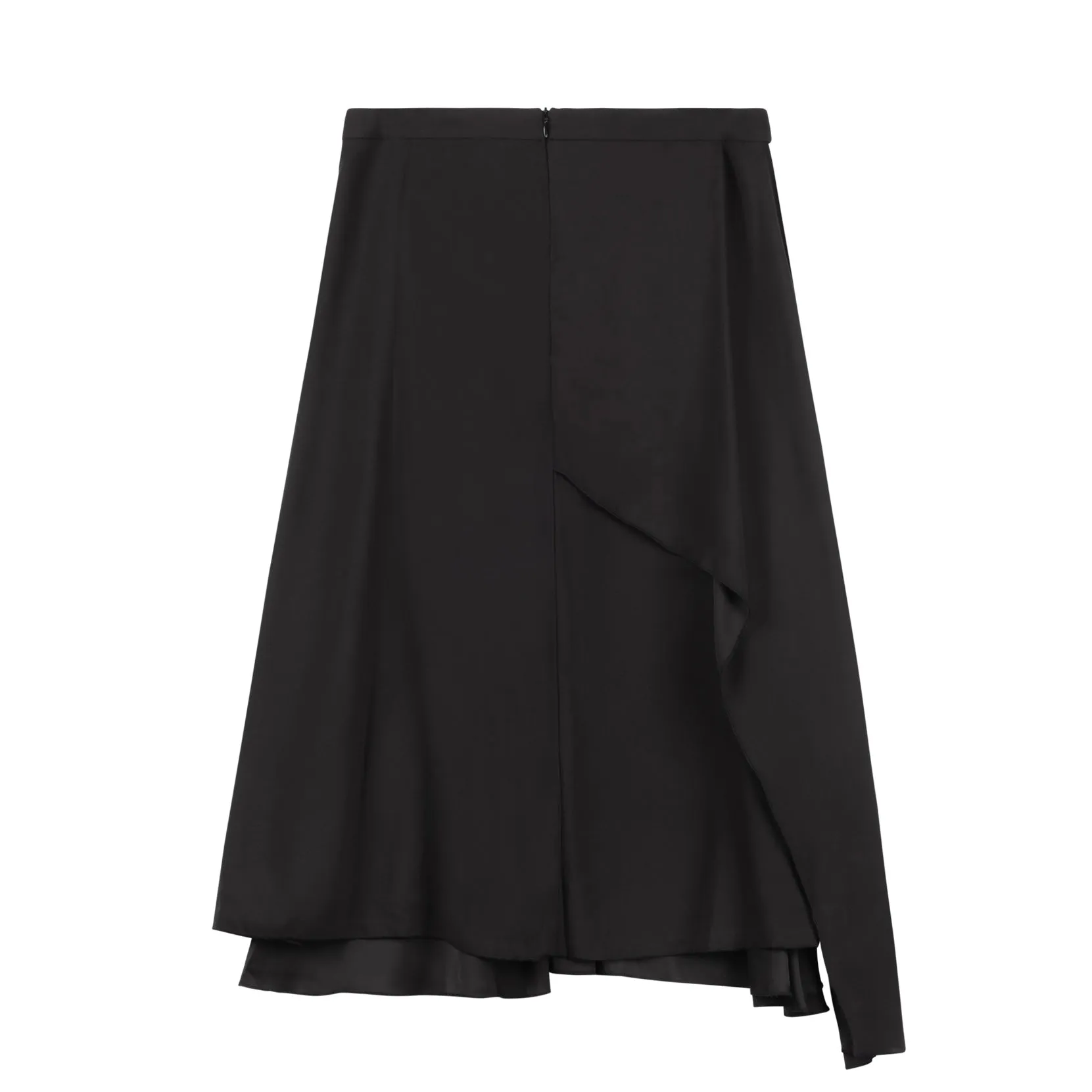 Chiffon Flared Pleated Skirt [Final Sale]
