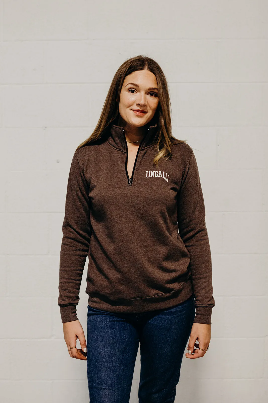 Collegiate 1/4 Zip Sweatshirt