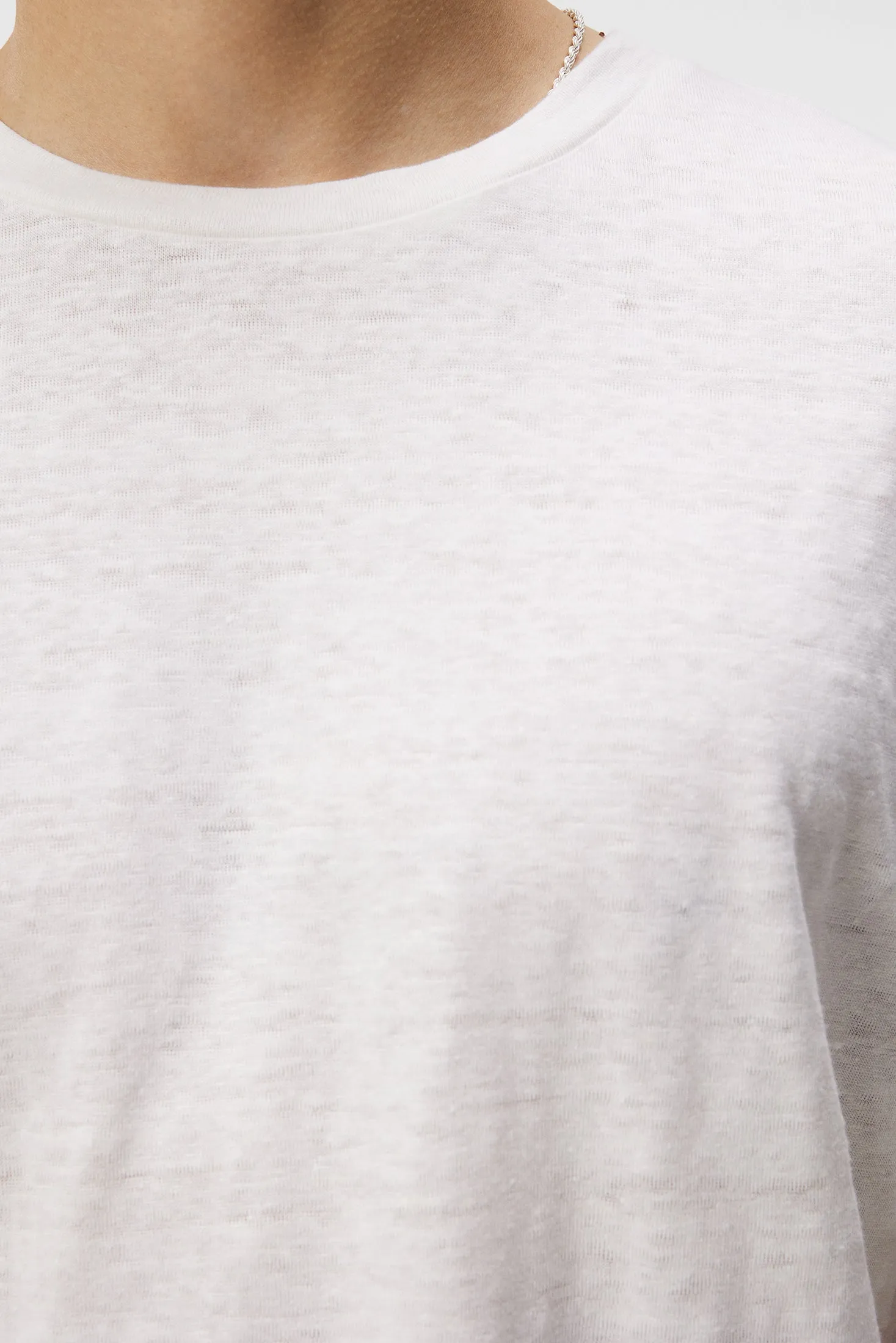 Coma Linen Tee / Cloud White