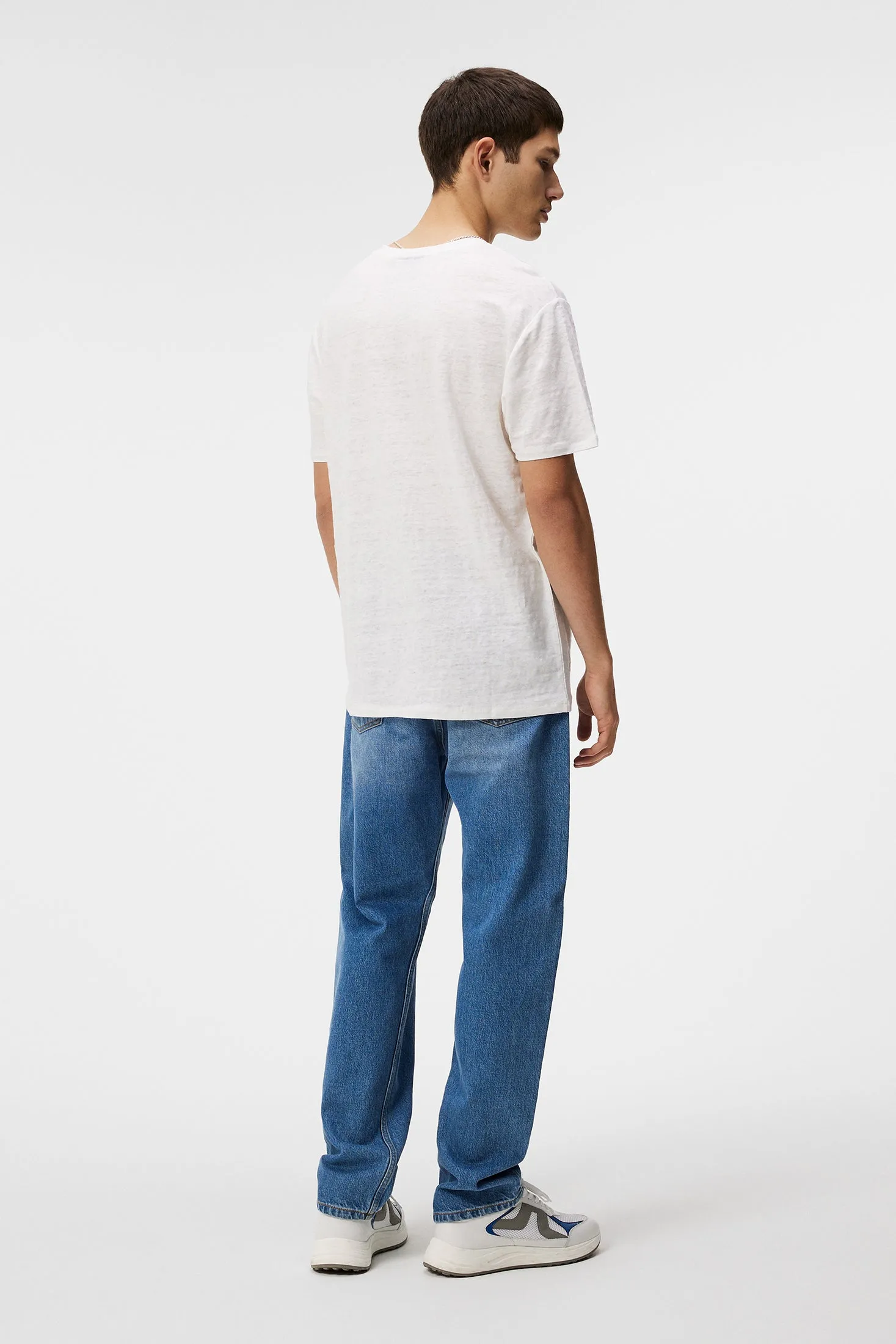 Coma Linen Tee / Cloud White