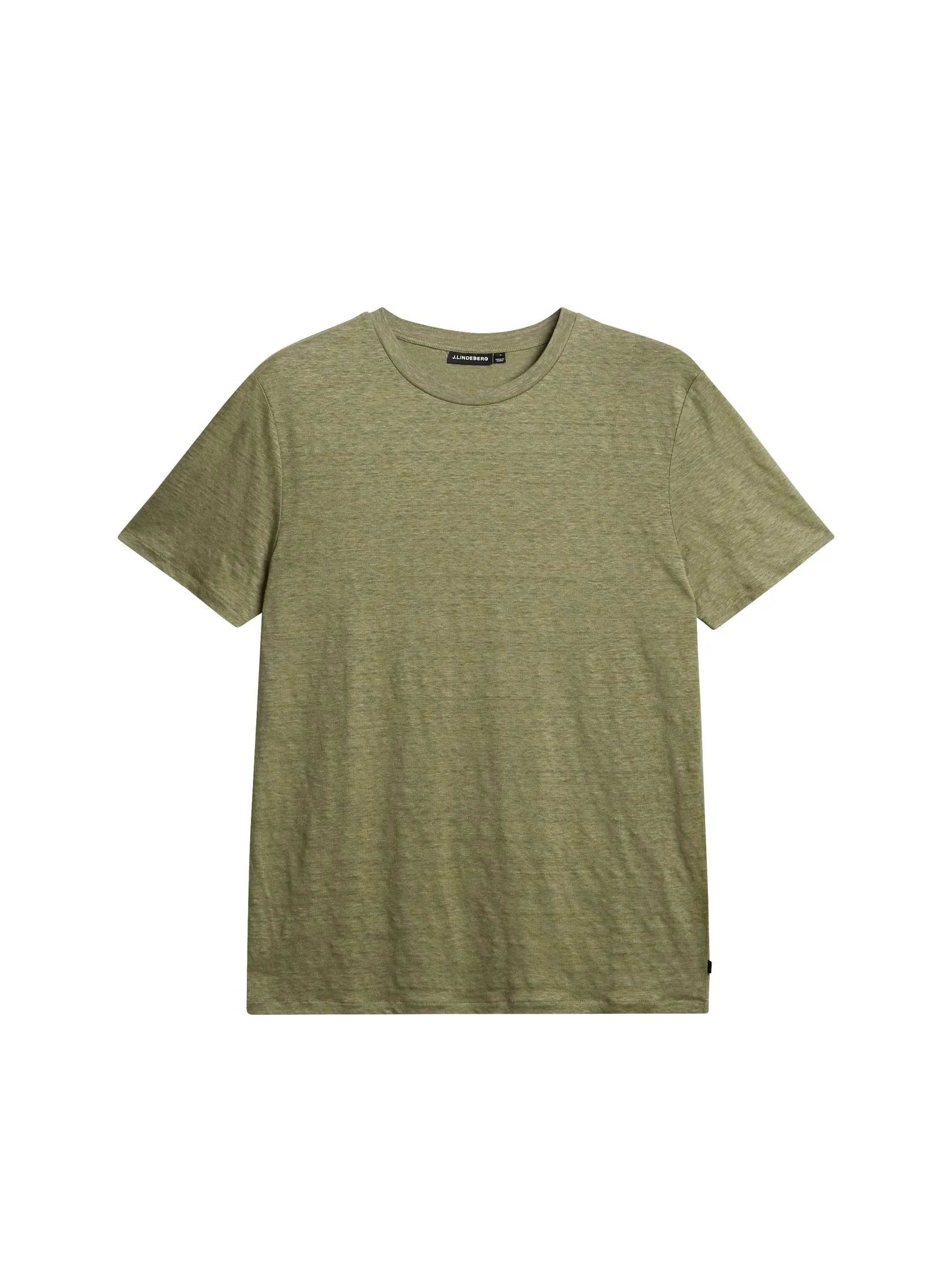 Coma Linen Tee / Oil Green