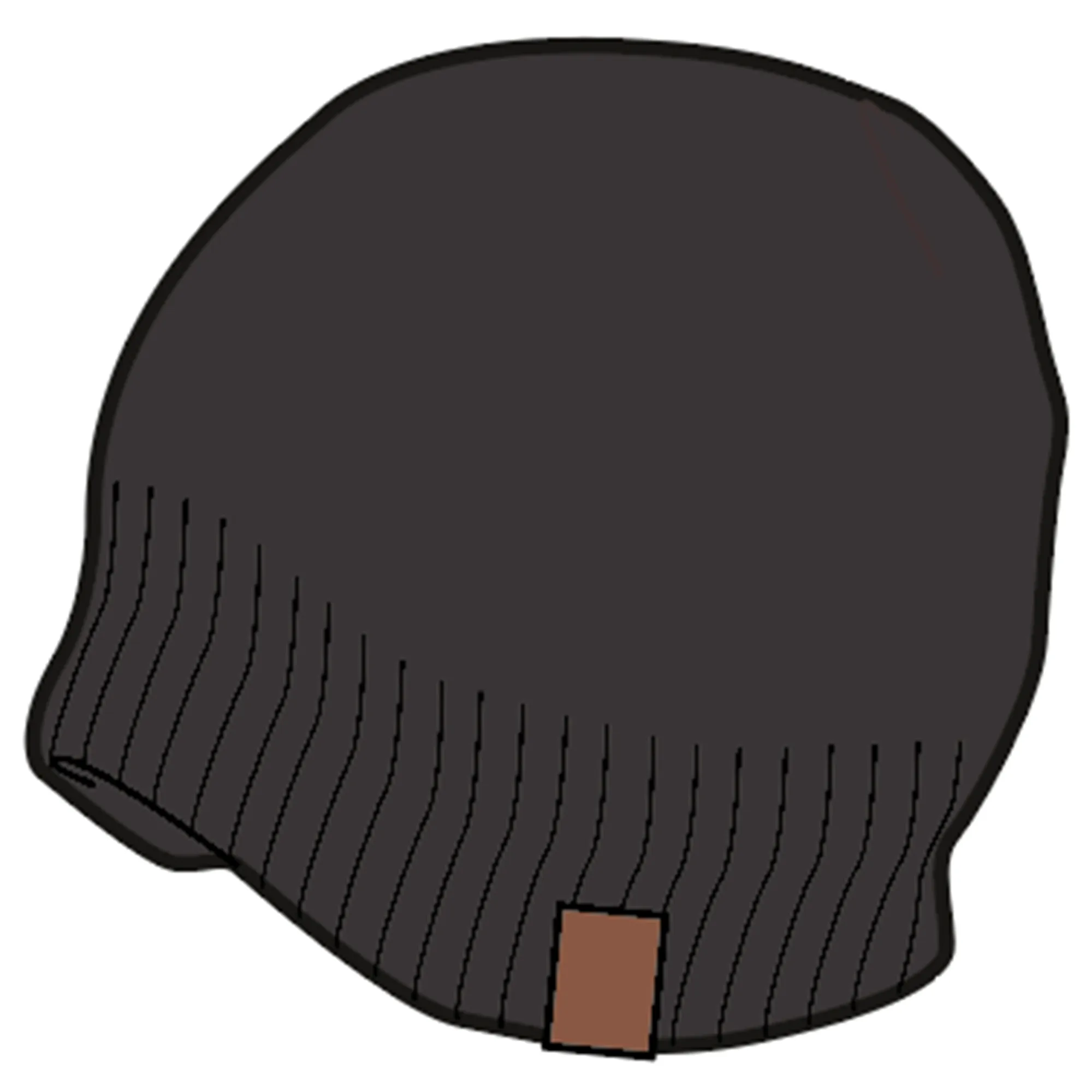 Cotton Kids Knit Beanie - Shadow