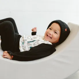 Cotton Kids Knit Beanie - Shadow