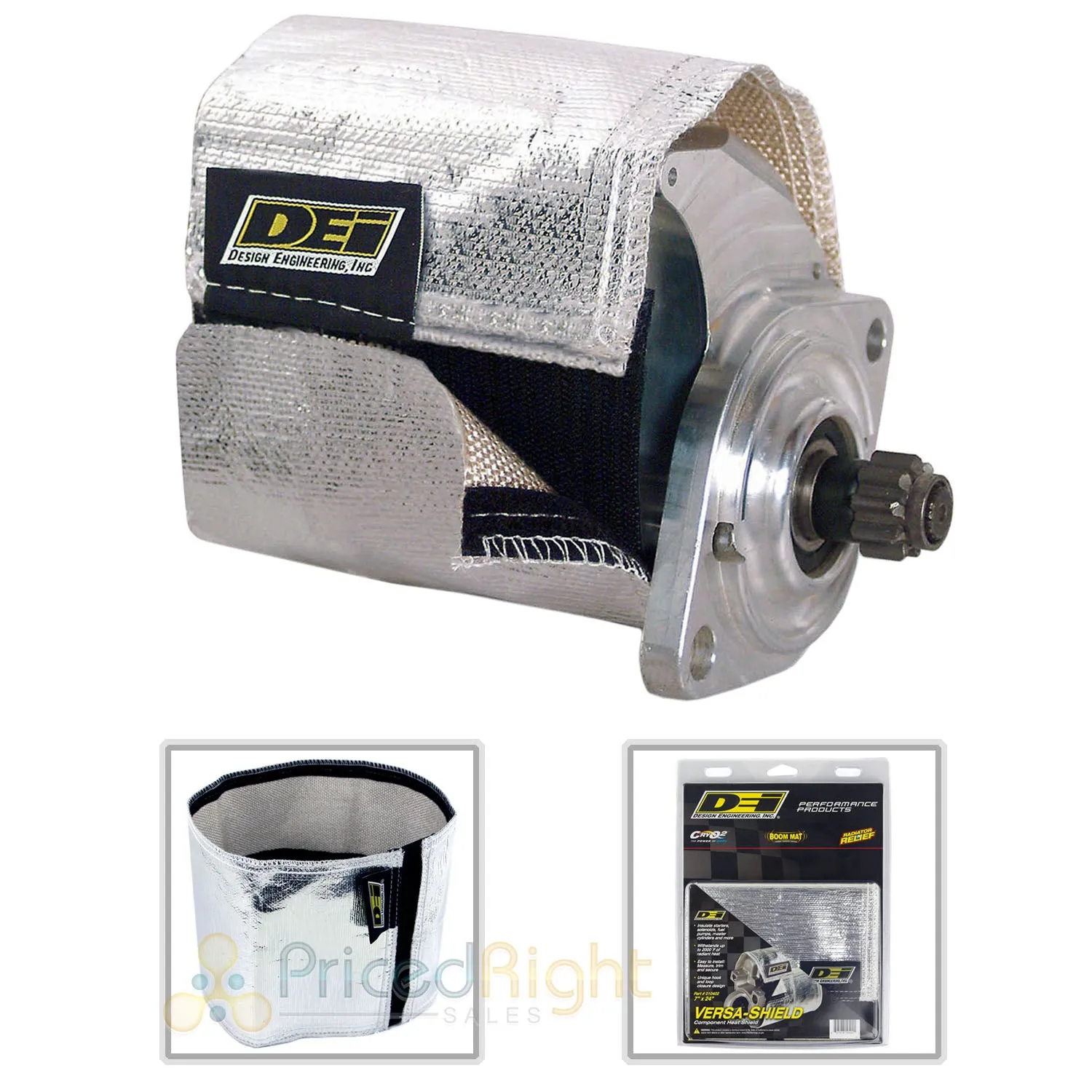 DEI Versa Automotive Component Heat Shield 7" x 24" Car Engine Starter 010402