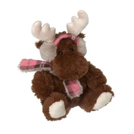 Duffy Moose with Pink Ear Muff 8"