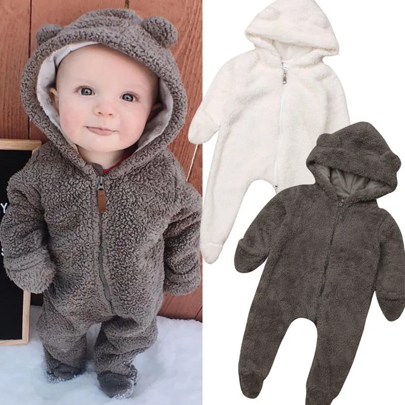 Ear Hooded Baby Romper