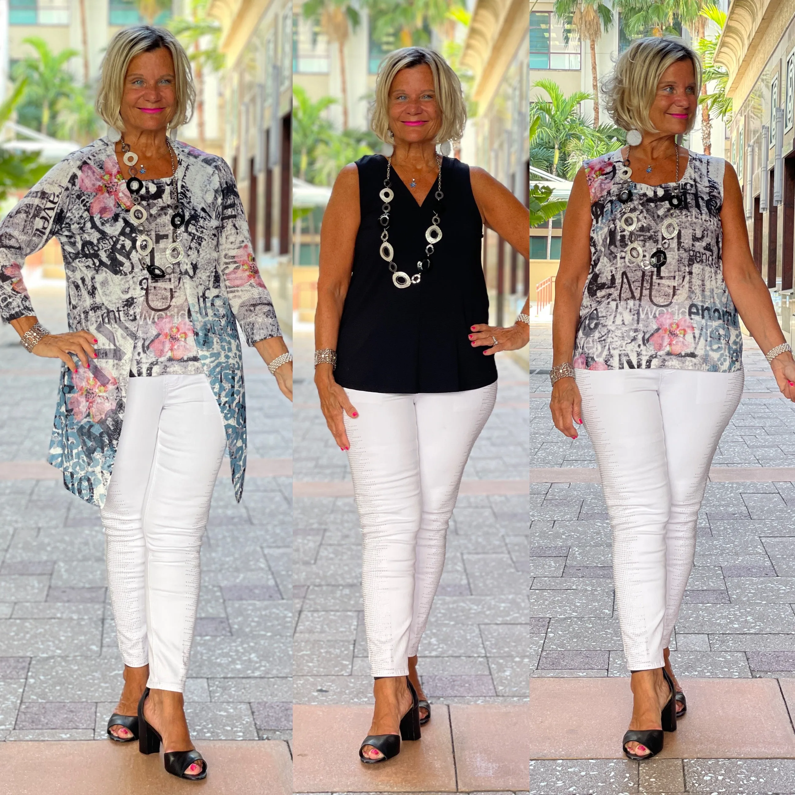 Ethyl Classic Long Length Cardi - Paris