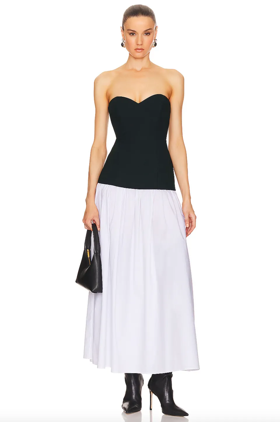 Faille Midi Dress