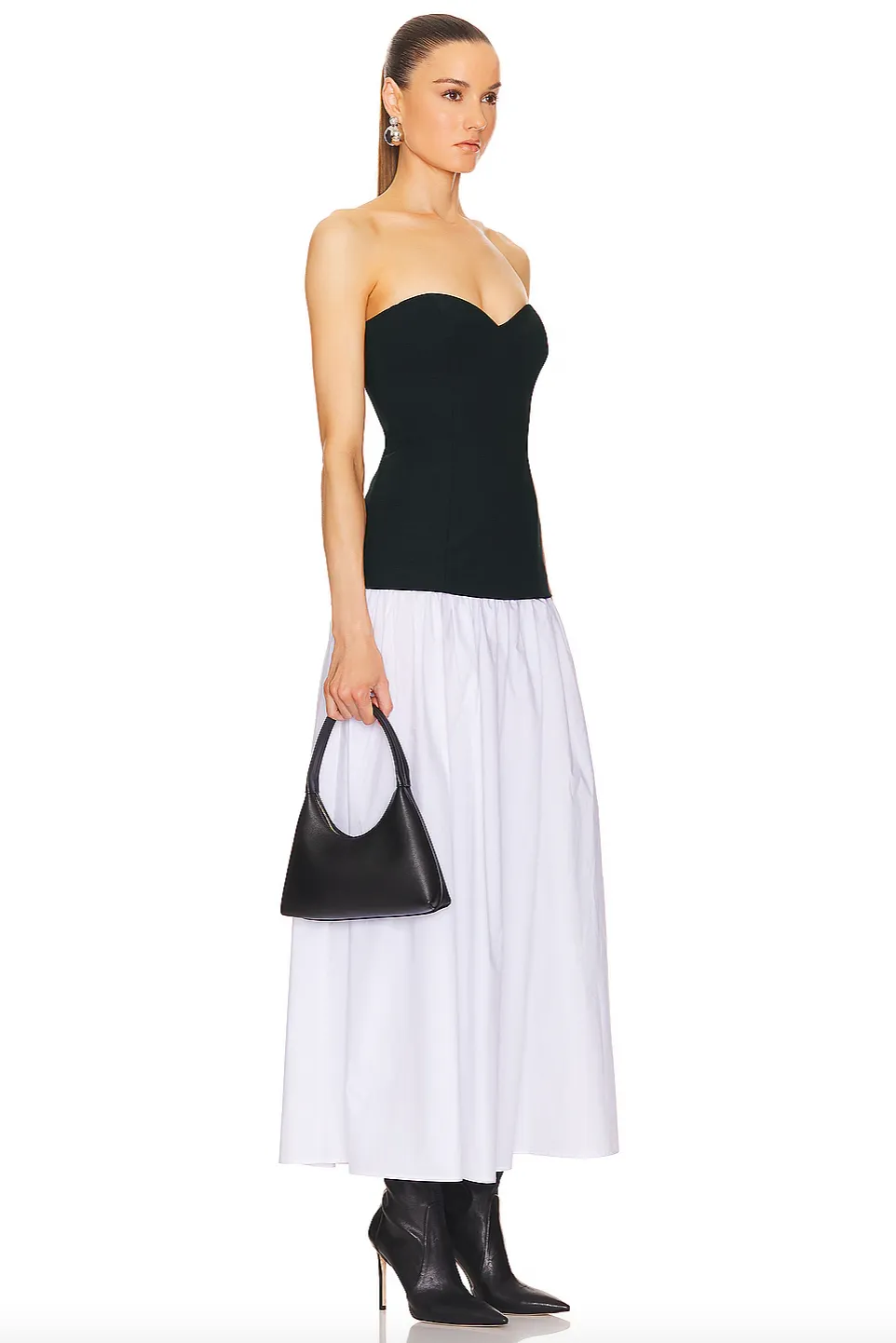 Faille Midi Dress