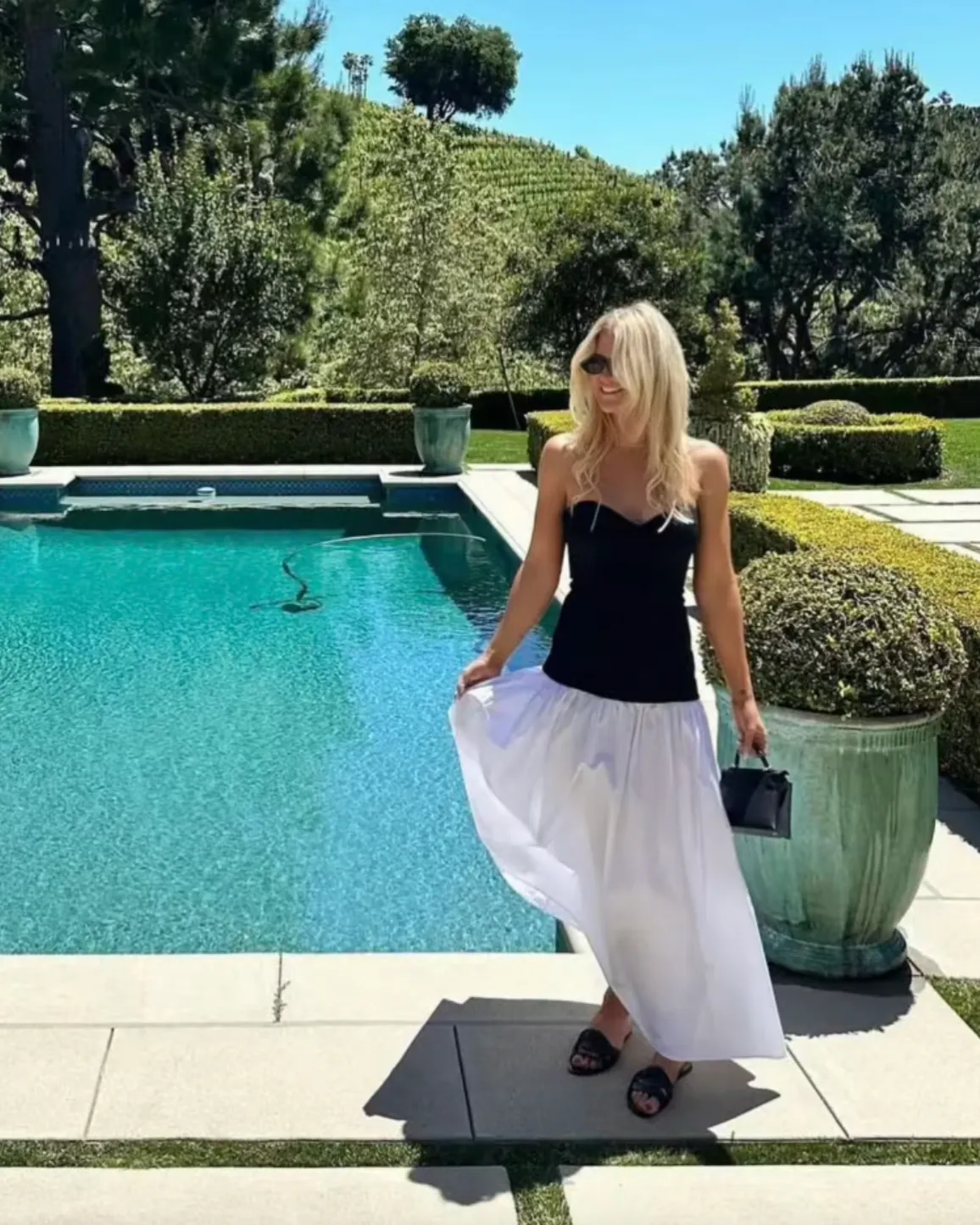 Faille Midi Dress