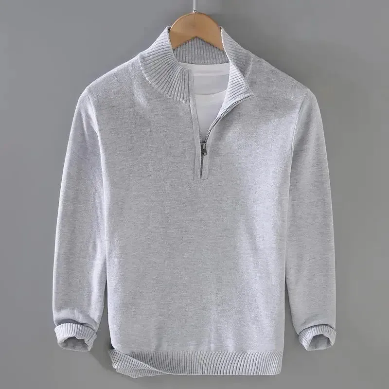 Gilles | Men's Zipper Turtleneck Sweater