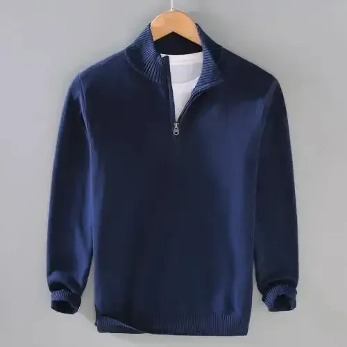 Gilles | Men's Zipper Turtleneck Sweater