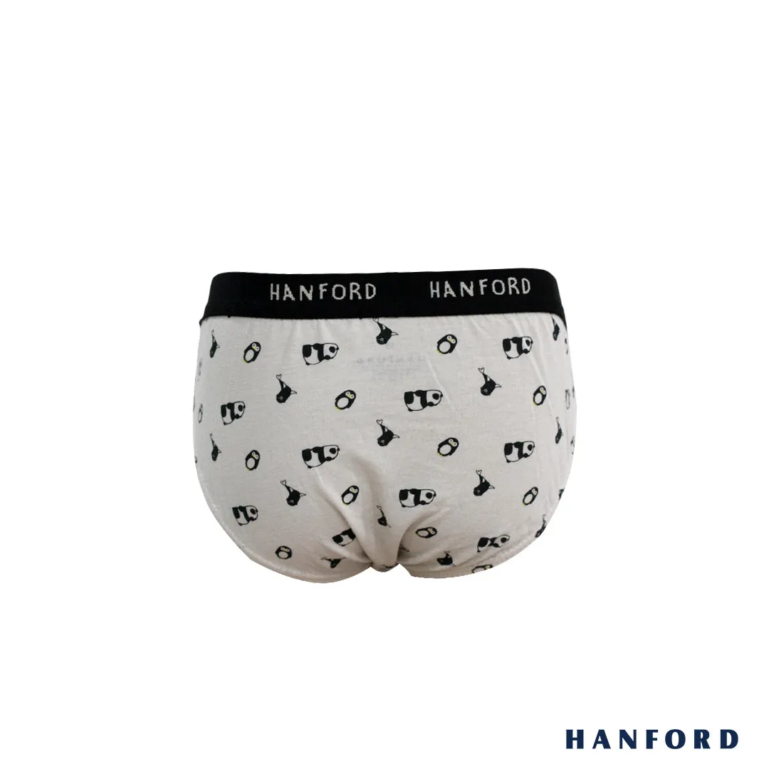Hanford Kids/Teens Briefs - Panda Print (2in1 Pack)