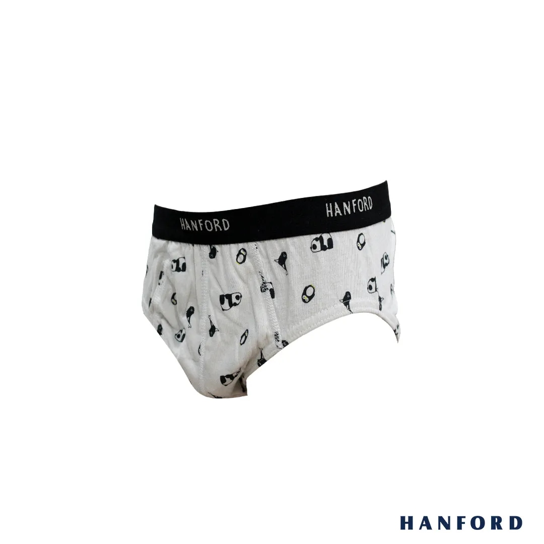 Hanford Kids/Teens Briefs - Panda Print (2in1 Pack)