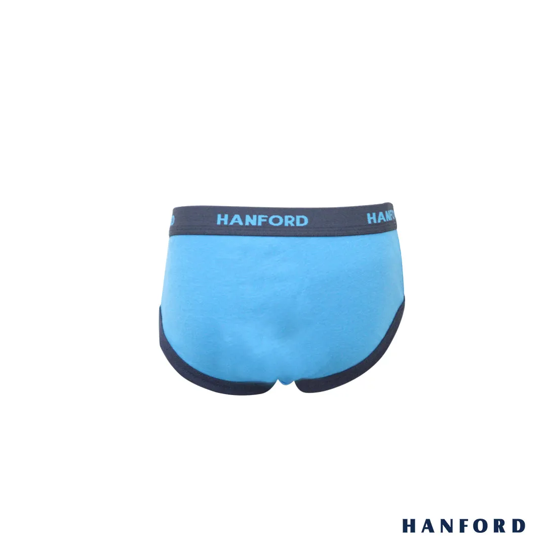 Hanford Kids/Teens Premium Ribbed Cotton Hipster Briefs w/ Combi Easton - Assorted (3in1 Pack)