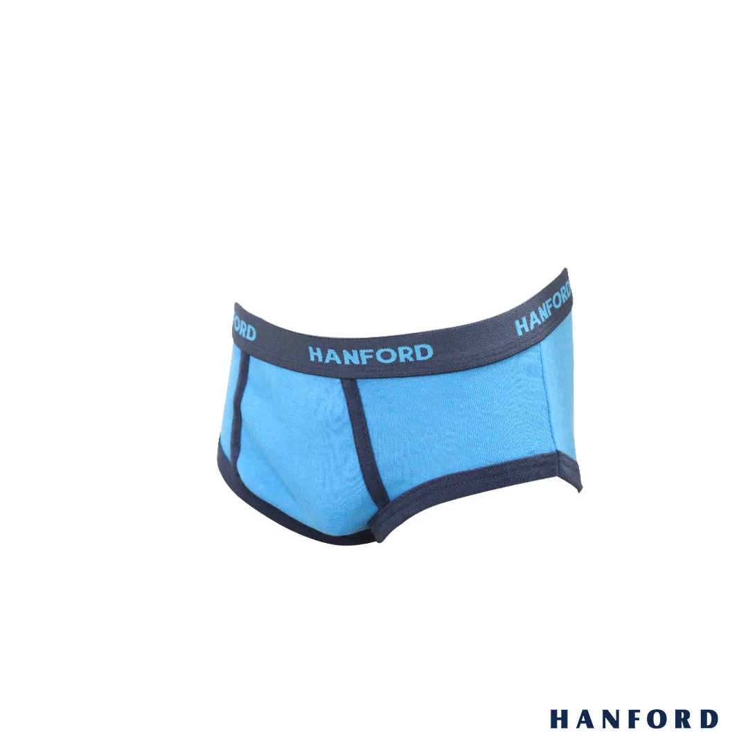 Hanford Kids/Teens Premium Ribbed Cotton Hipster Briefs w/ Combi Easton - Assorted (3in1 Pack)