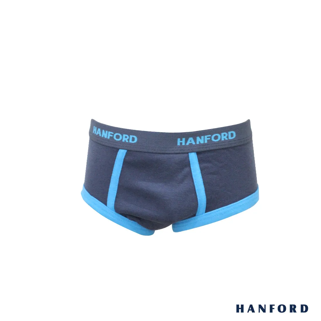 Hanford Kids/Teens Premium Ribbed Cotton Hipster Briefs w/ Combi Easton - Assorted (3in1 Pack)