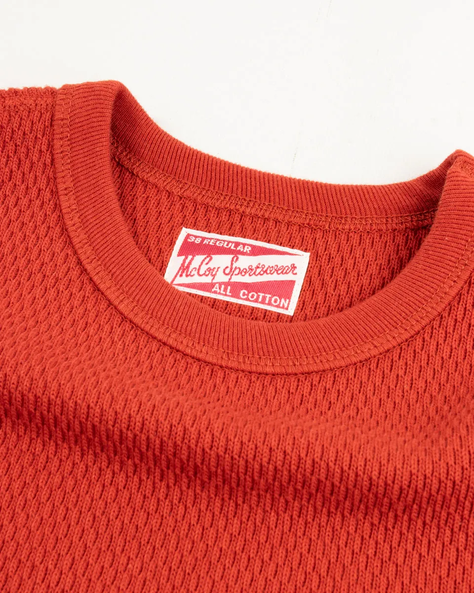 Honeycomb Thermal Shirt - B. Red