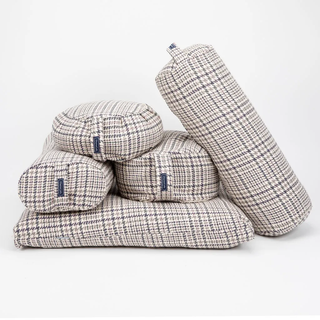 Houndstooth Plaid Zabuton - COVER ONLY