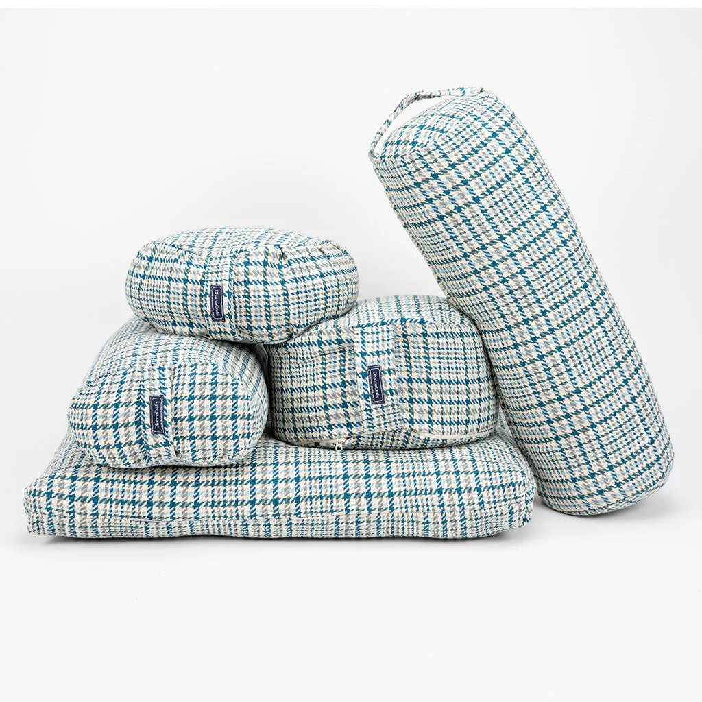 Houndstooth Plaid Zabuton - COVER ONLY