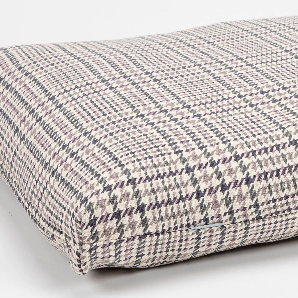 Houndstooth Plaid Zabuton - COVER ONLY