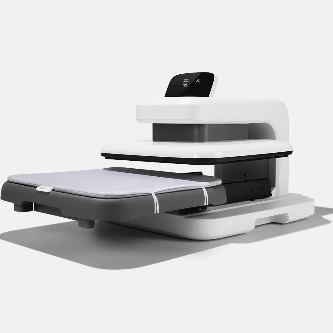 HTVRONT Auto2 Heat Press Machine - Digit 120V,Your Smartest Solution of Heat Transferring.For DTF,HTV,Sublimation,PUFF.For DIY T shirt,hat,jacket,pillow,ceramic,hoodie, and more