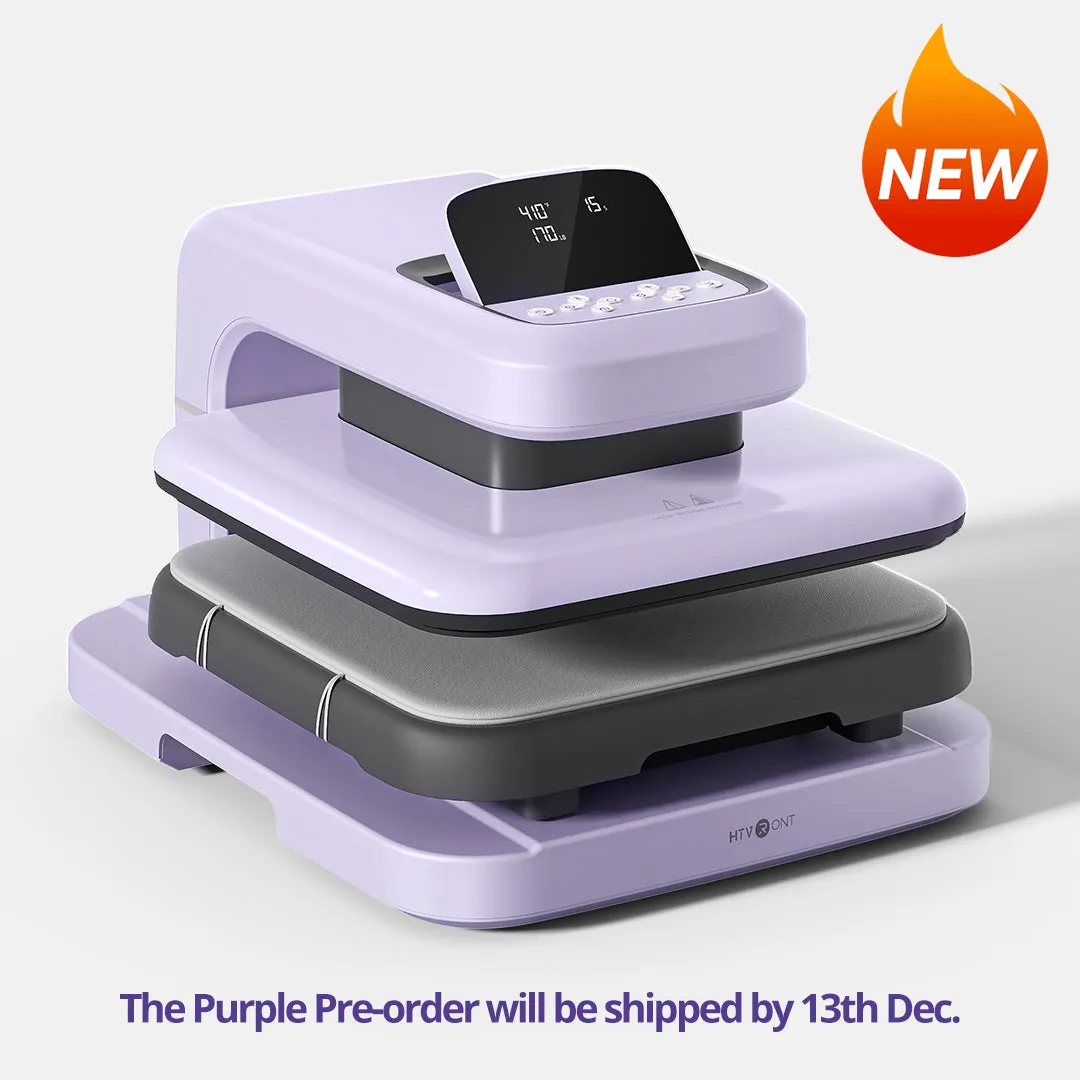 HTVRONT Auto2 Heat Press Machine - Digit 120V,Your Smartest Solution of Heat Transferring.For DTF,HTV,Sublimation,PUFF.For DIY T shirt,hat,jacket,pillow,ceramic,hoodie, and more