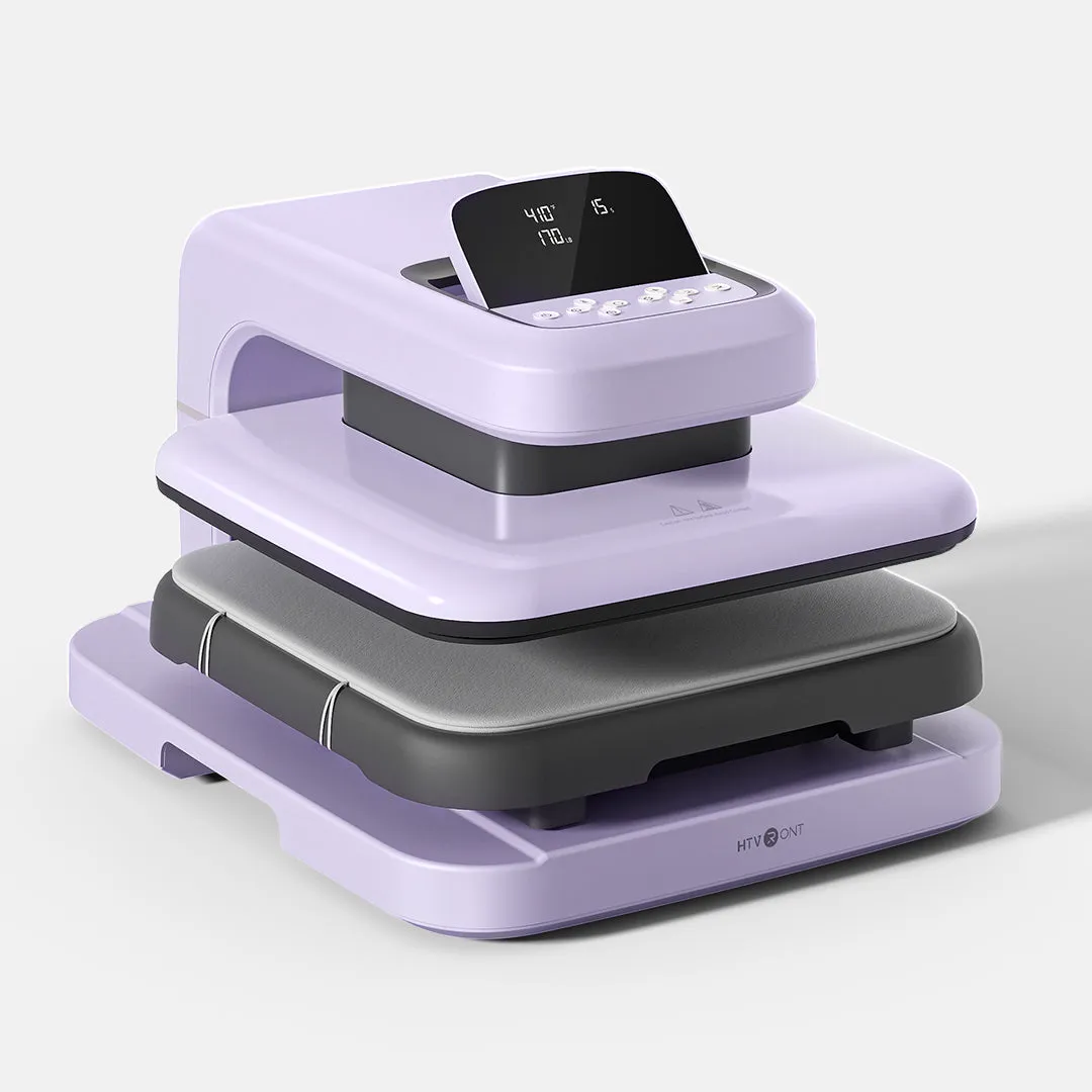 HTVRONT Auto2 Heat Press Machine - Digit 120V,Your Smartest Solution of Heat Transferring.For DTF,HTV,Sublimation,PUFF.For DIY T shirt,hat,jacket,pillow,ceramic,hoodie, and more