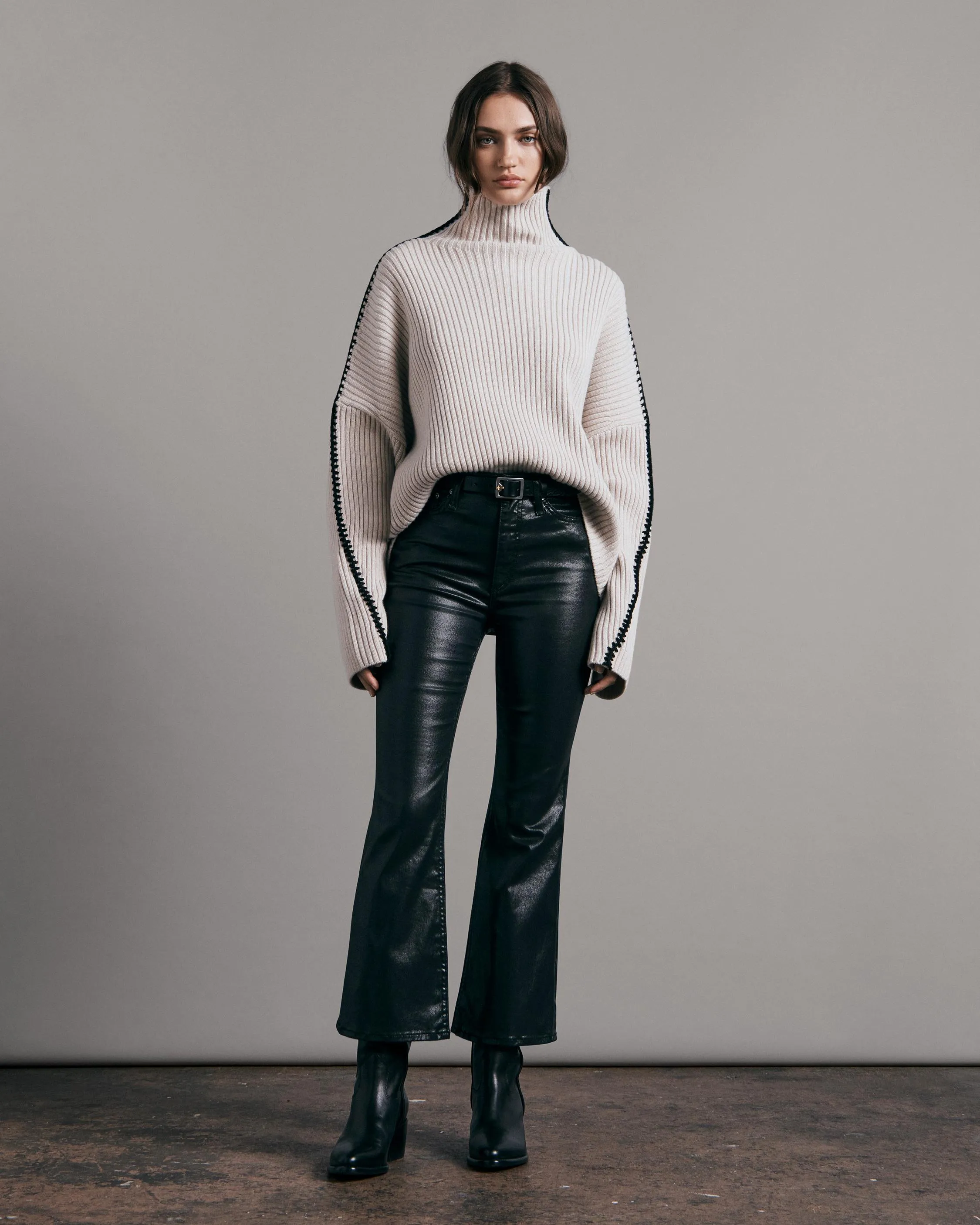 Ingrid Rib Turtleneck