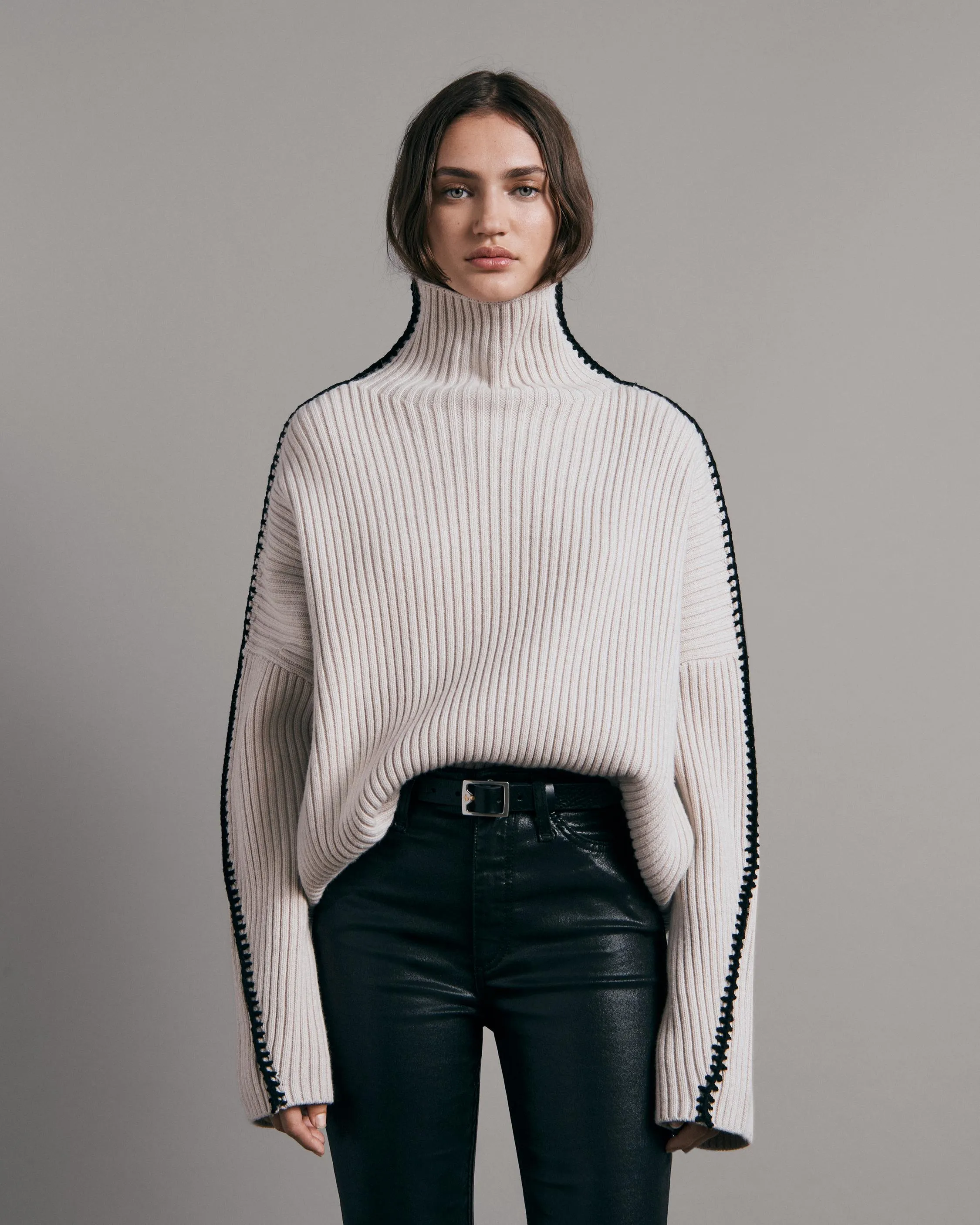 Ingrid Rib Turtleneck