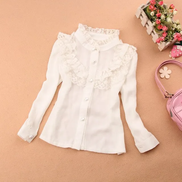 Lace Collar Blouse