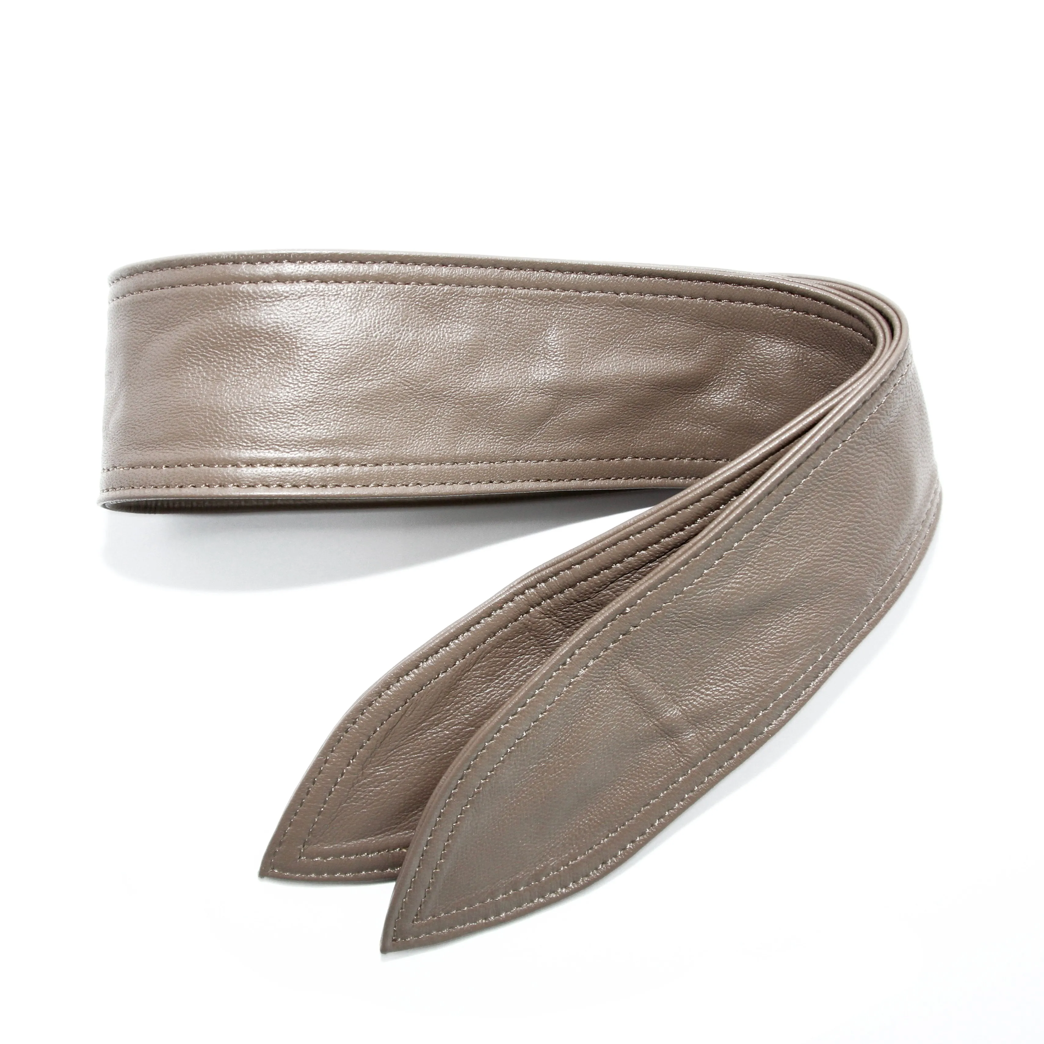 Leather neck tie/scarf