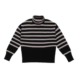 lily morgan Women's Striped Turtleneck