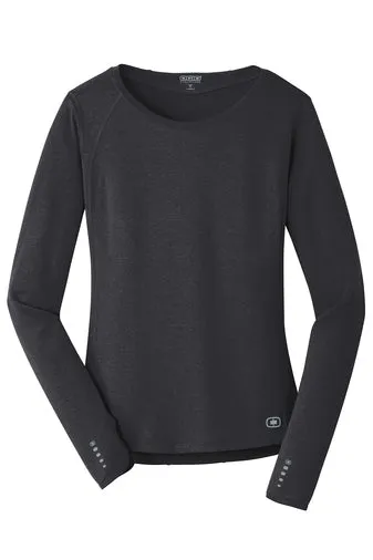 LOE321 OGIO® ENDURANCE Ladies Long Sleeve Pulse Crew