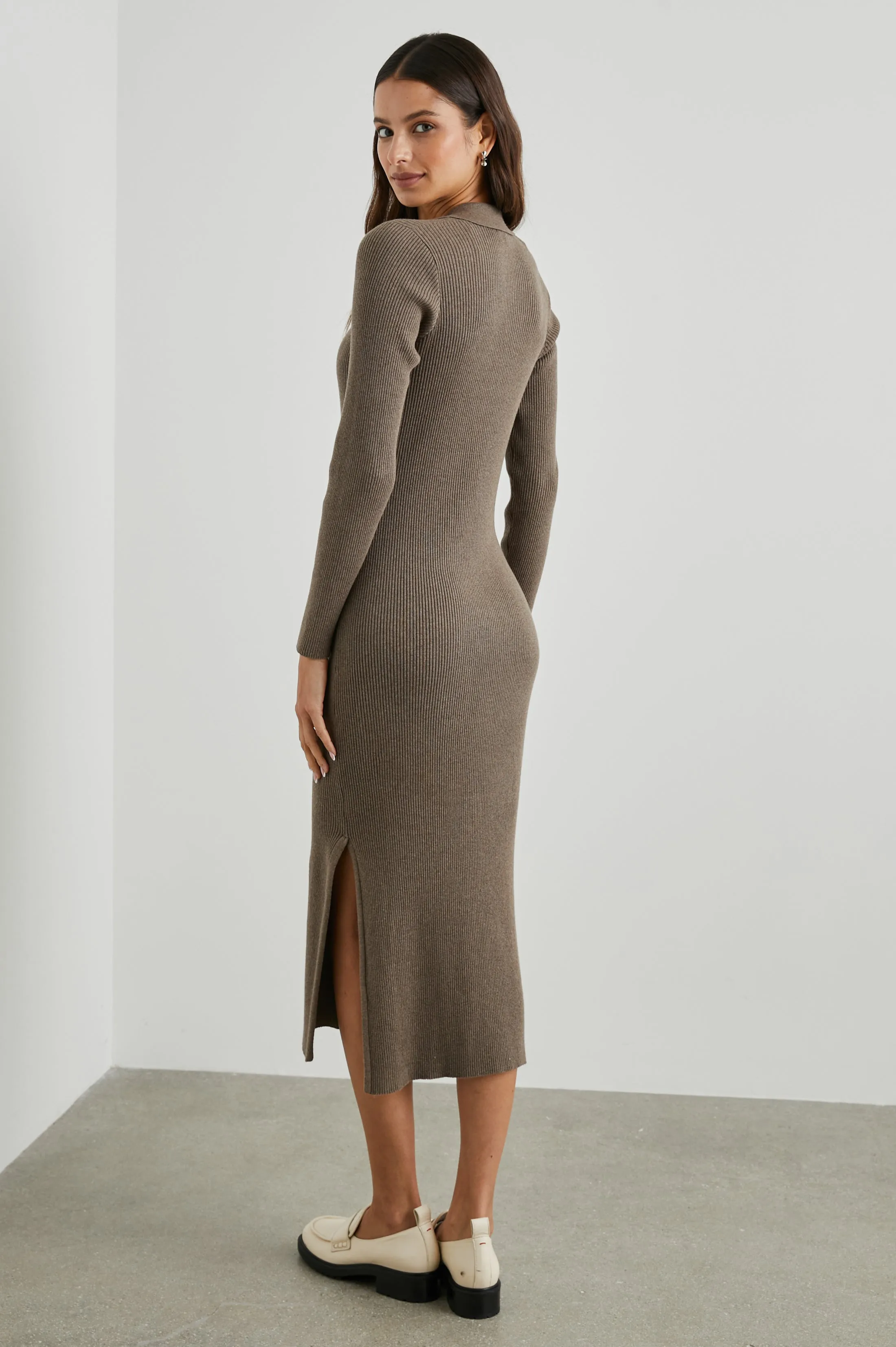 LUCIANA DRESS - LATTE
