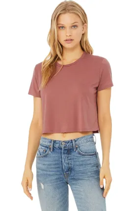 Mauve Bella Canvas   Ladies' Flowy Cropped T-Shirt