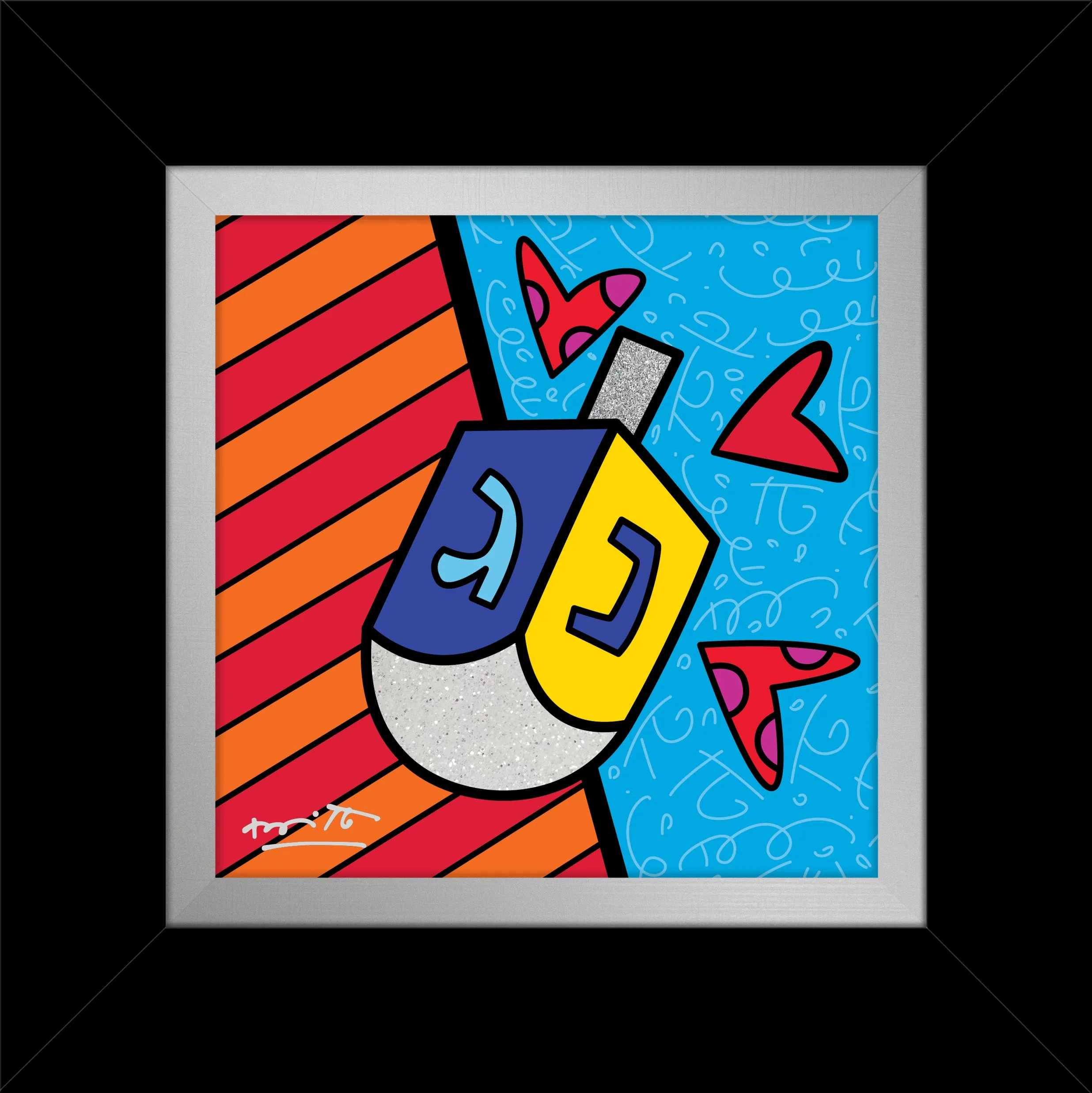 MAZEL TOV (DREIDEL) - Limited Edition Print
