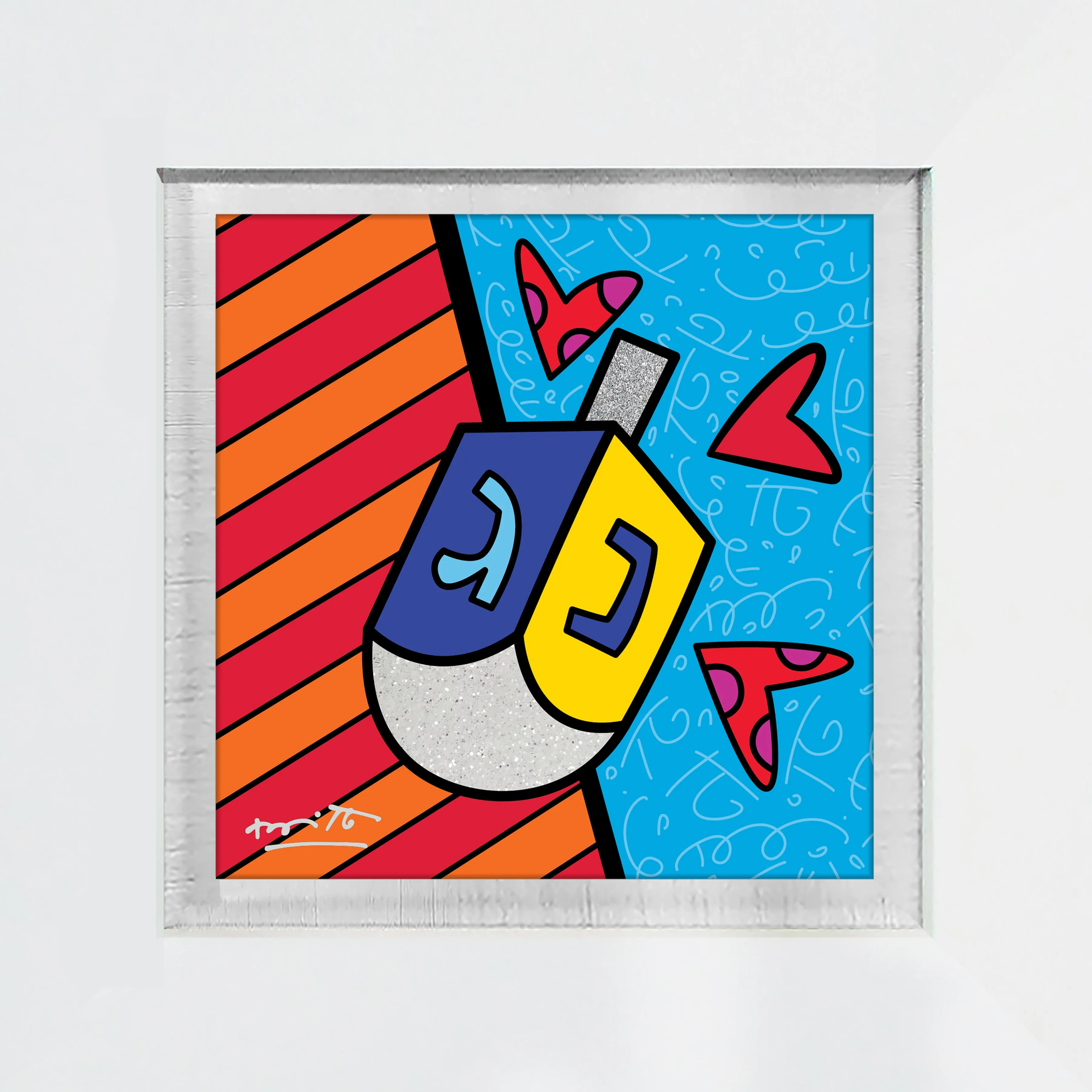 MAZEL TOV (DREIDEL) - Limited Edition Print