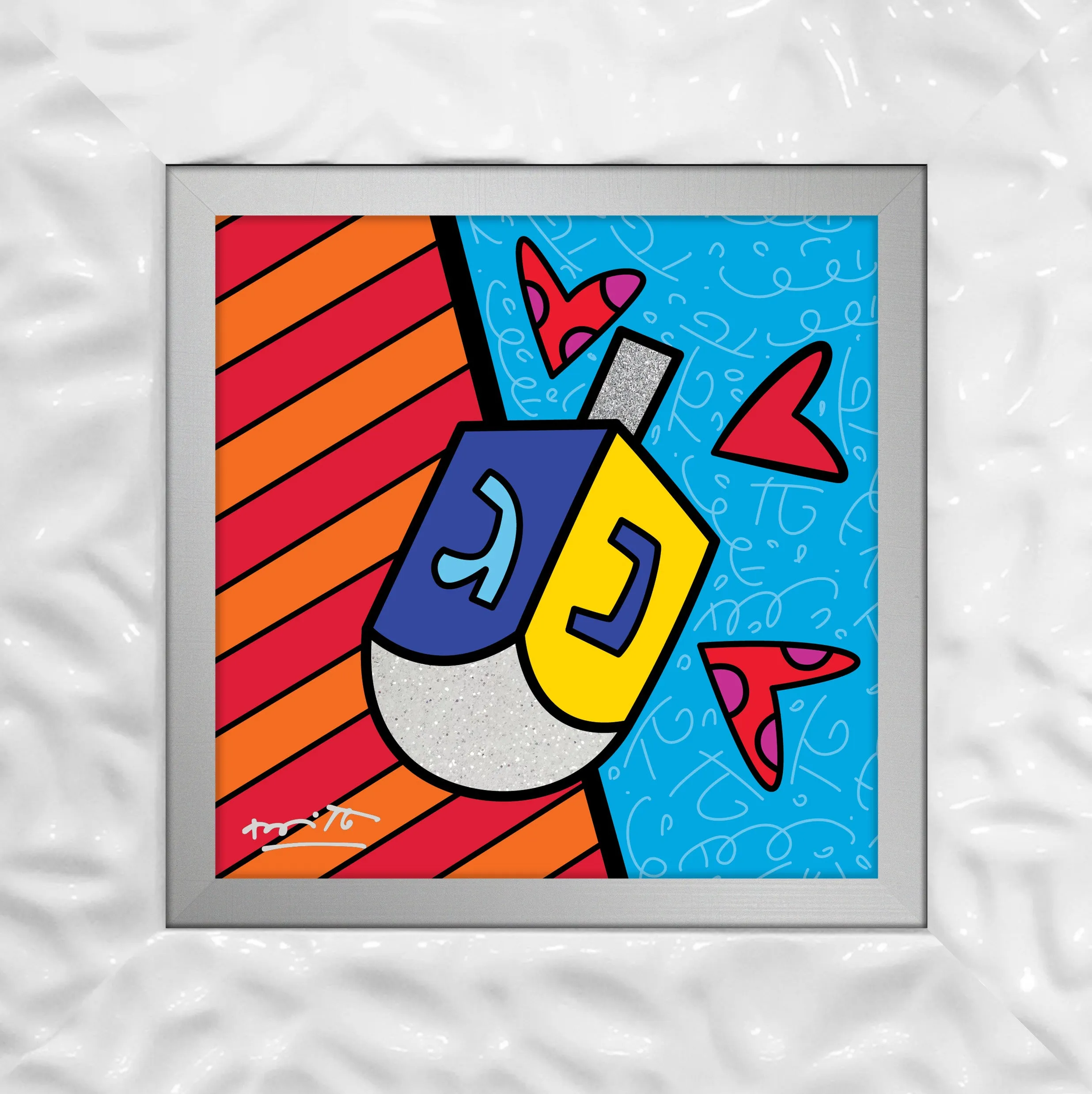 MAZEL TOV (DREIDEL) - Limited Edition Print
