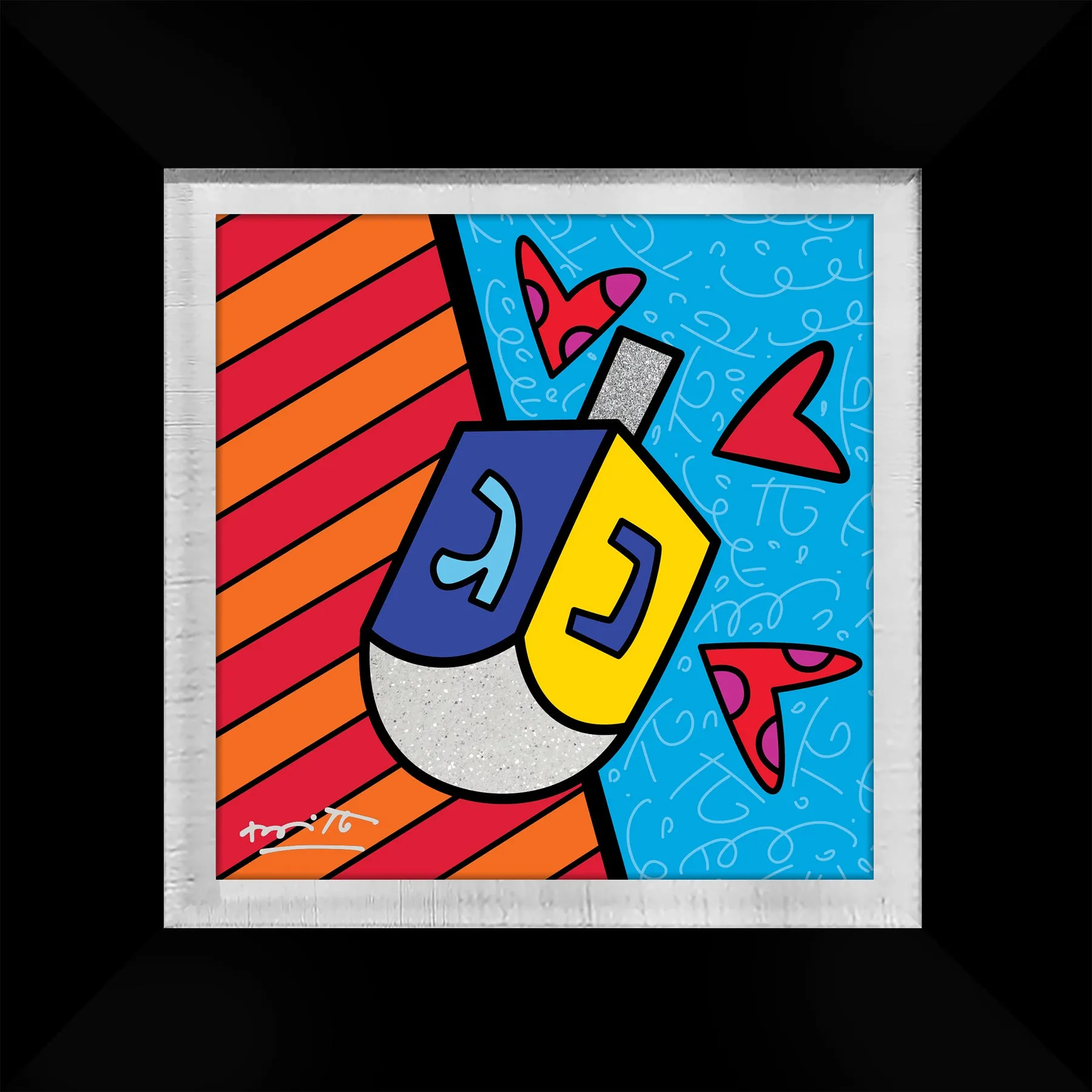 MAZEL TOV (DREIDEL) - Limited Edition Print