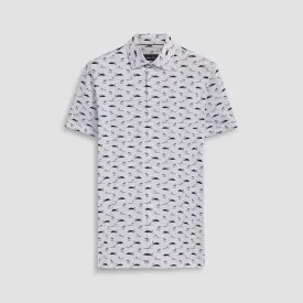 Milo Island Print OoohCotton Short Sleeve Shirt