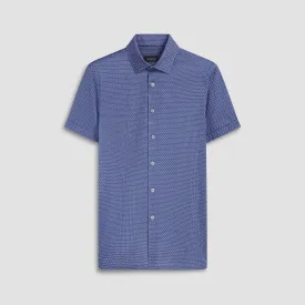 Milo Wine Glass Print OoohCotton Short Sleeve Shirt